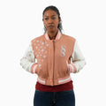 Chaqueta universitaria de lana Starlight para mujer
