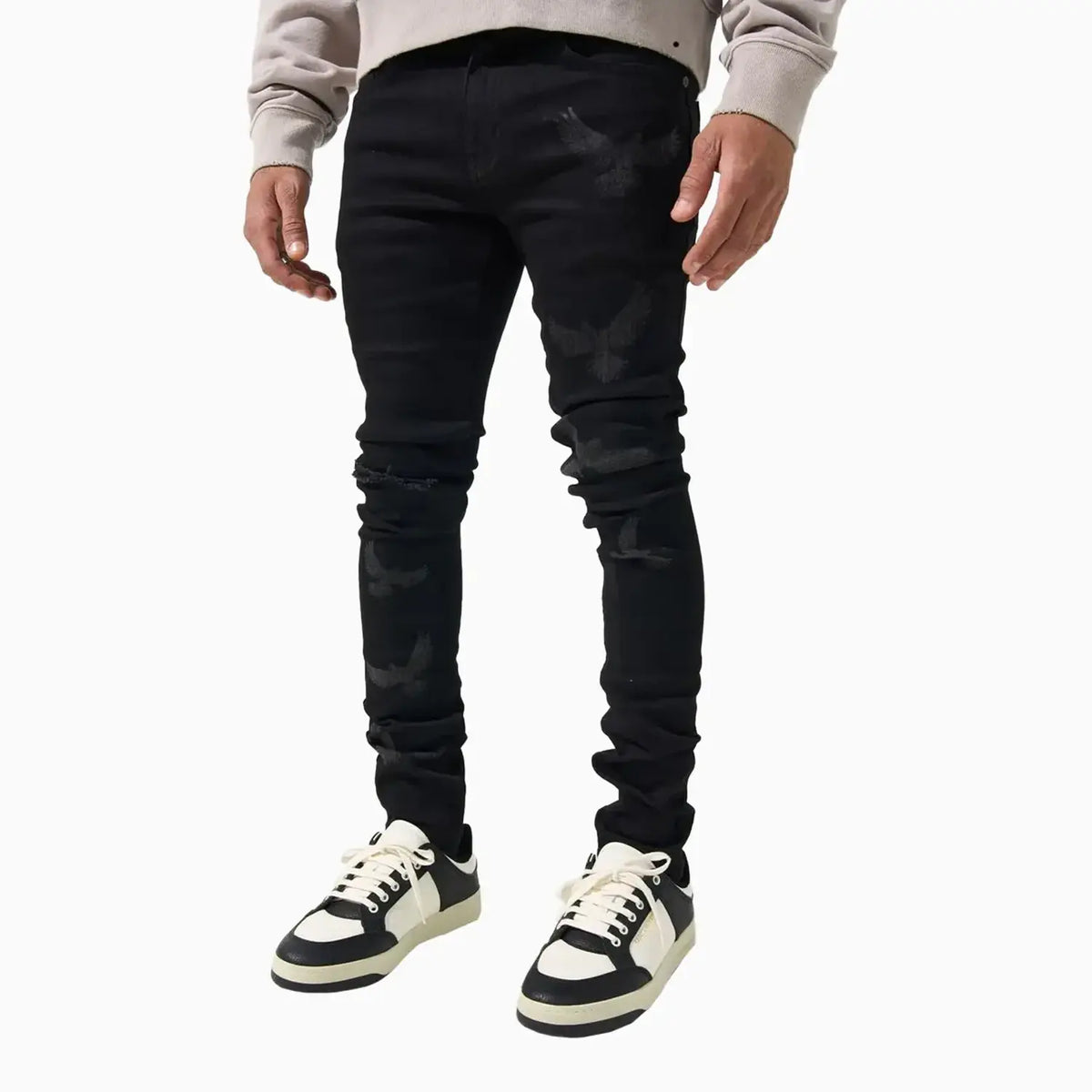 Pantalón vaquero negro Peace para hombre