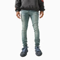 Pantalón skinny de hombre color verde espuma de mar