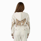 Women¡¯s Oatmeal Cropped Tracksuit - Famous | Online Store