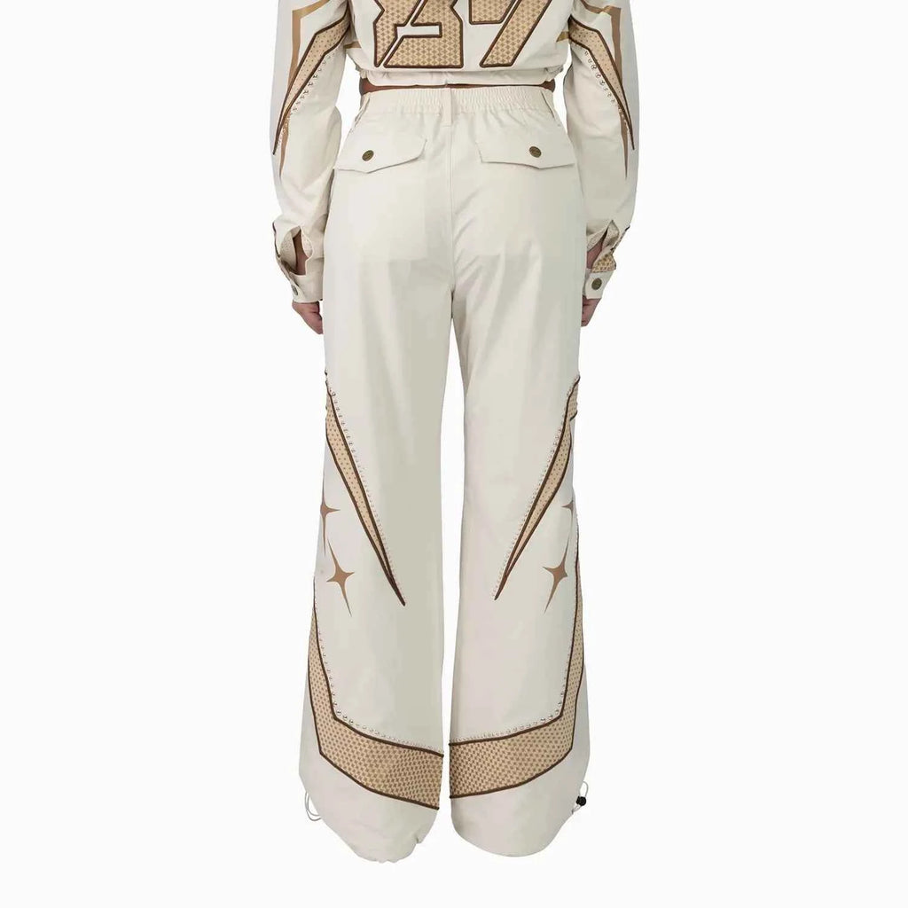 Women¡¯s Oatmeal Cropped Tracksuit - Famous | Online Store