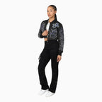 Chaqueta ligera de nailon revestido para mujer