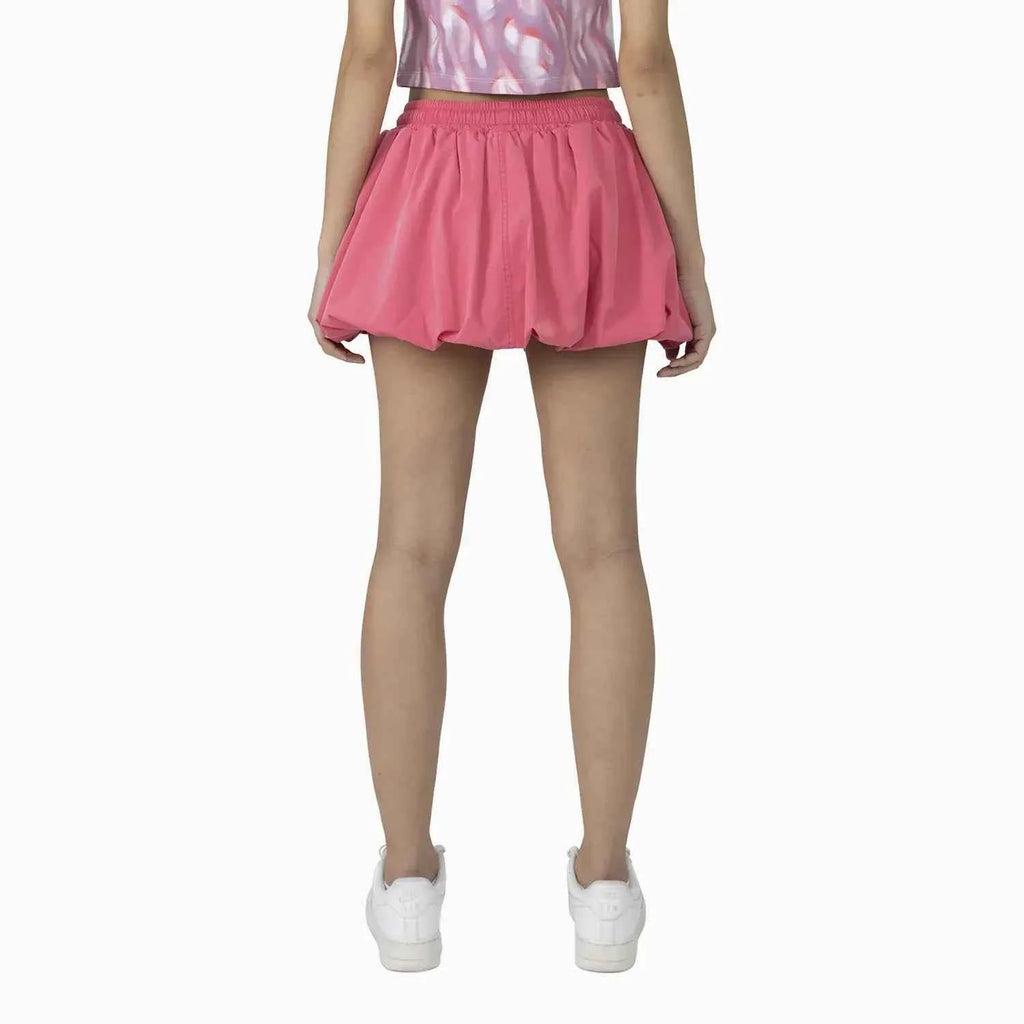Women's Fitted Rhinestone Cropped T-Shirt and Skirt Outfit