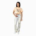 Women's High Rise Graphic Crop Outfit