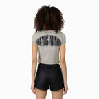 Women's Laser Printed Mid Rise Shorts and T-Shirt Outfit