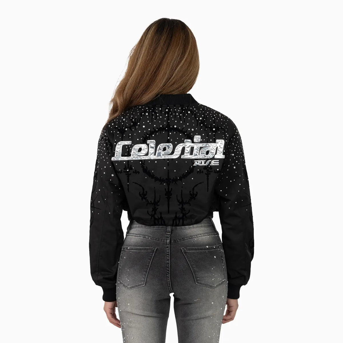 Women's Metallic Windbreaker Jacket
