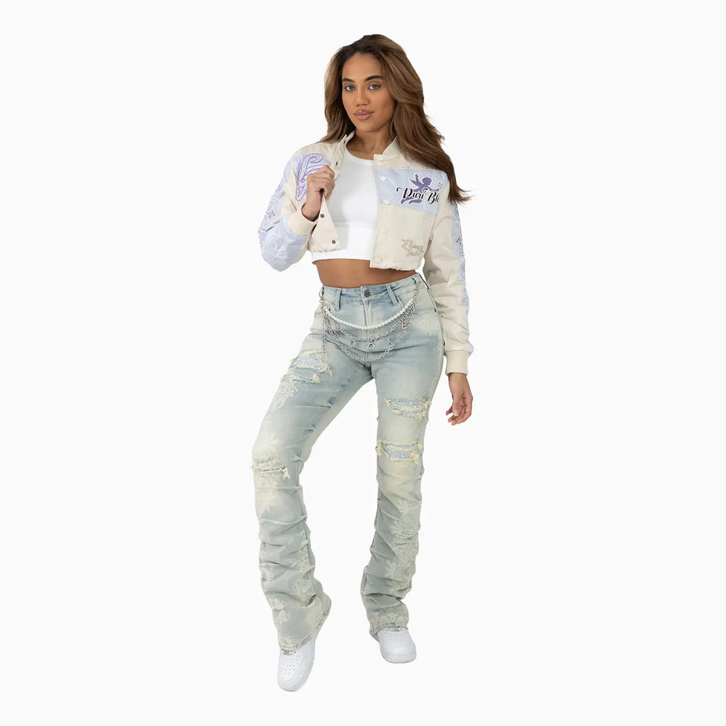 Women's Metallic Windbreaker Jacket