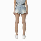 Women's Rhinestone Detail T-Shirt and Shorts Outfit