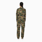 Conjunto utilitario de nailon para mujer