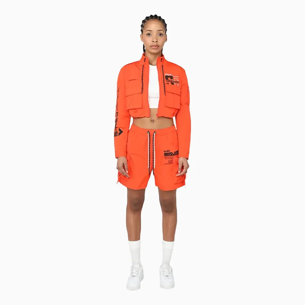 Women's Utility Nylon Printed Outfit - Famous | Online Store