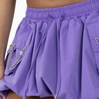 Women's Windbreaker Bubble Skirt