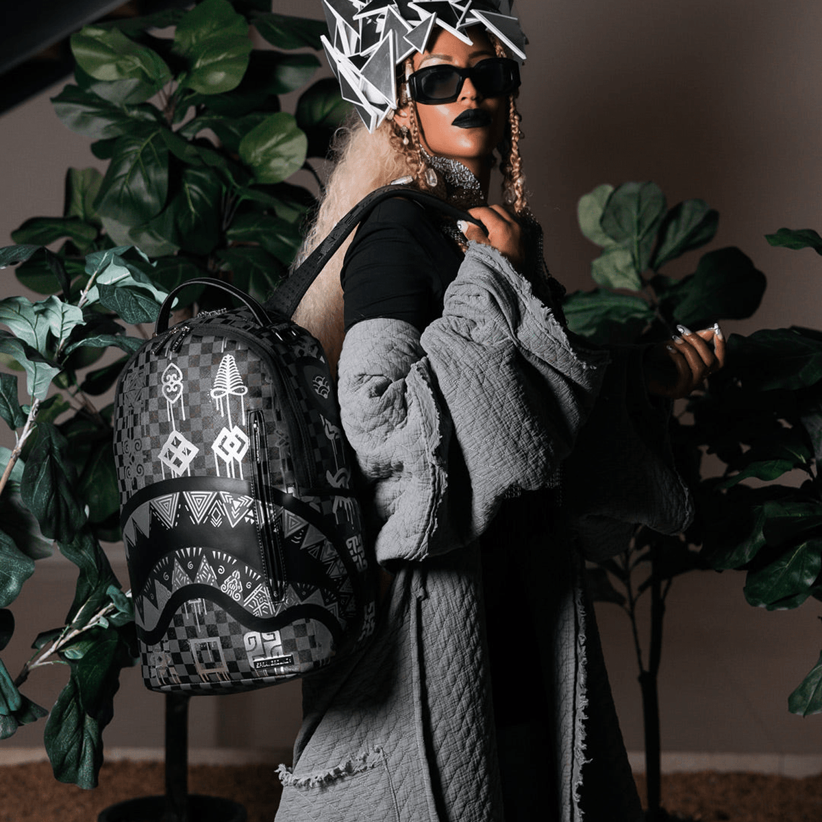 African Intelligence 9 Power Glyphics Backpack