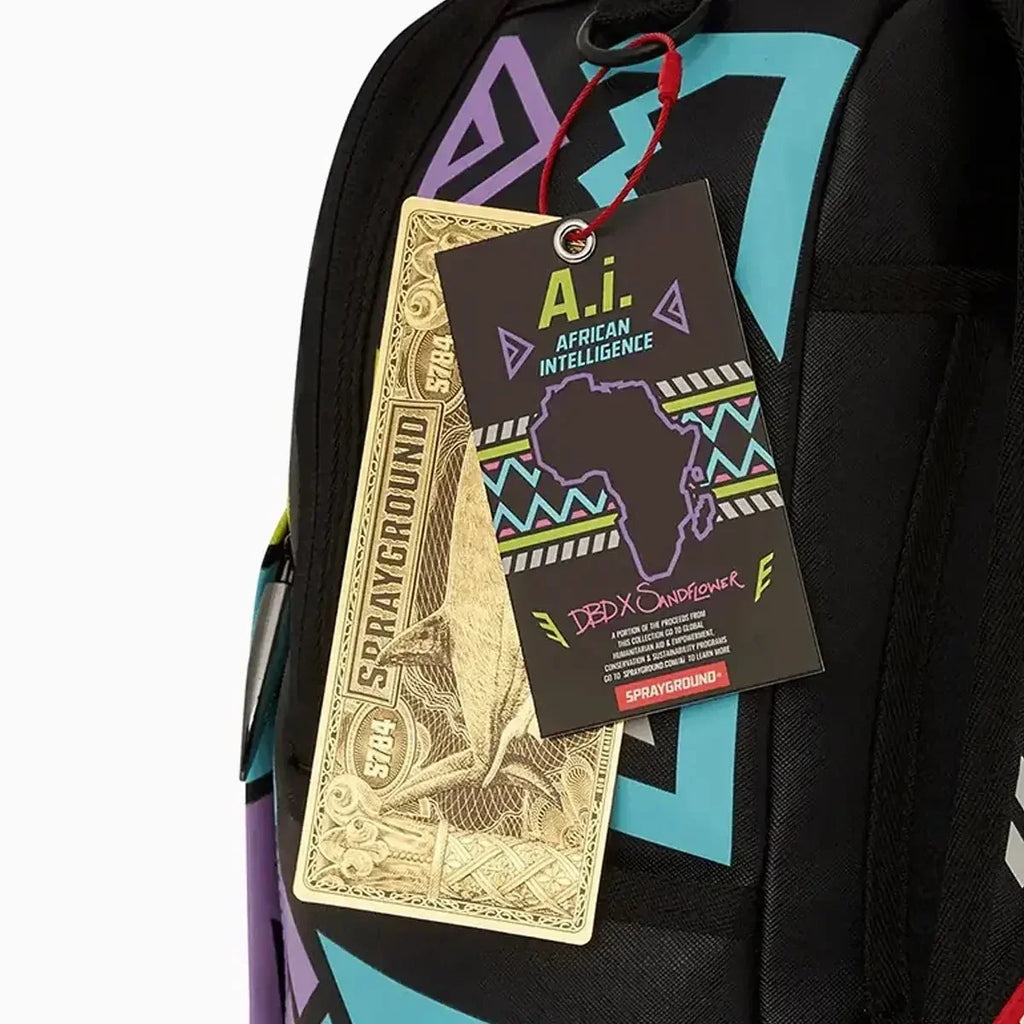A.I Path To The Future III Mochila Colaboración Sandflower (Brilla en la Oscuridad)