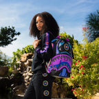 Mochila del País de las Maravillas Púrpura de I.A.