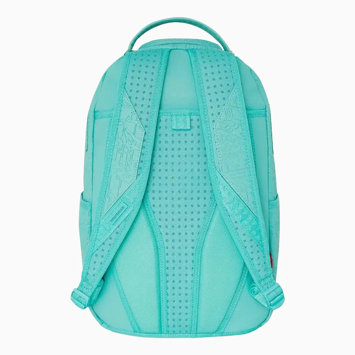 Aqua Embossed Graffiti Backpack