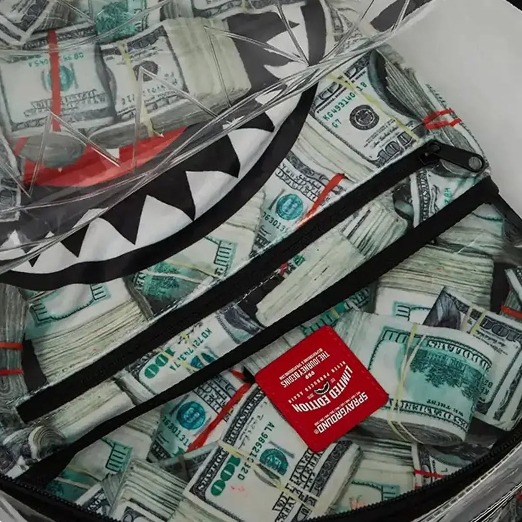 Sac à dos transparent - Mangeur d'argent