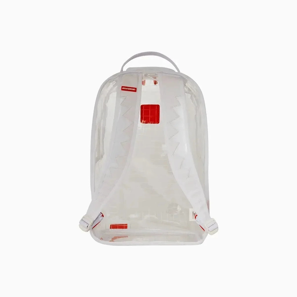 Clear Vision Sharks In Paris 100 Mochila Deluxe Completamente Transparente