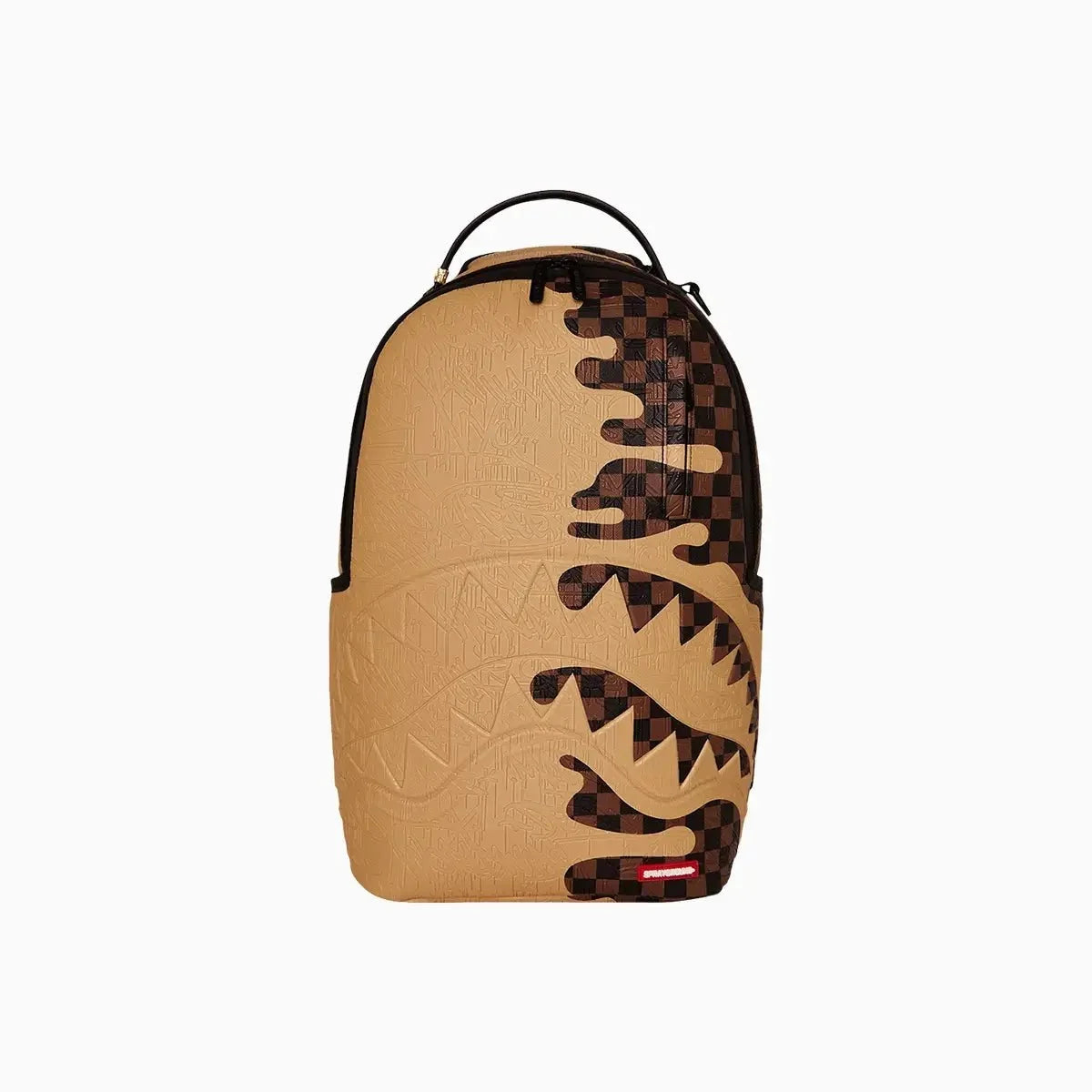 Mochila con efecto de goteo de diseñador