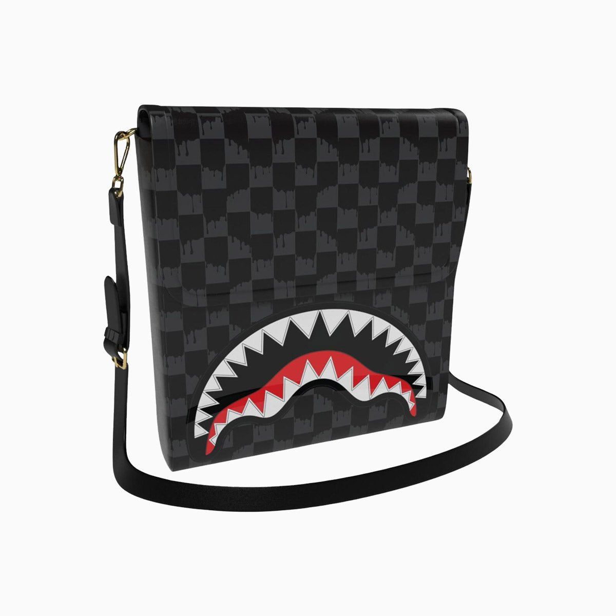 Bolso Bandolera Drip Check Shark Messenger