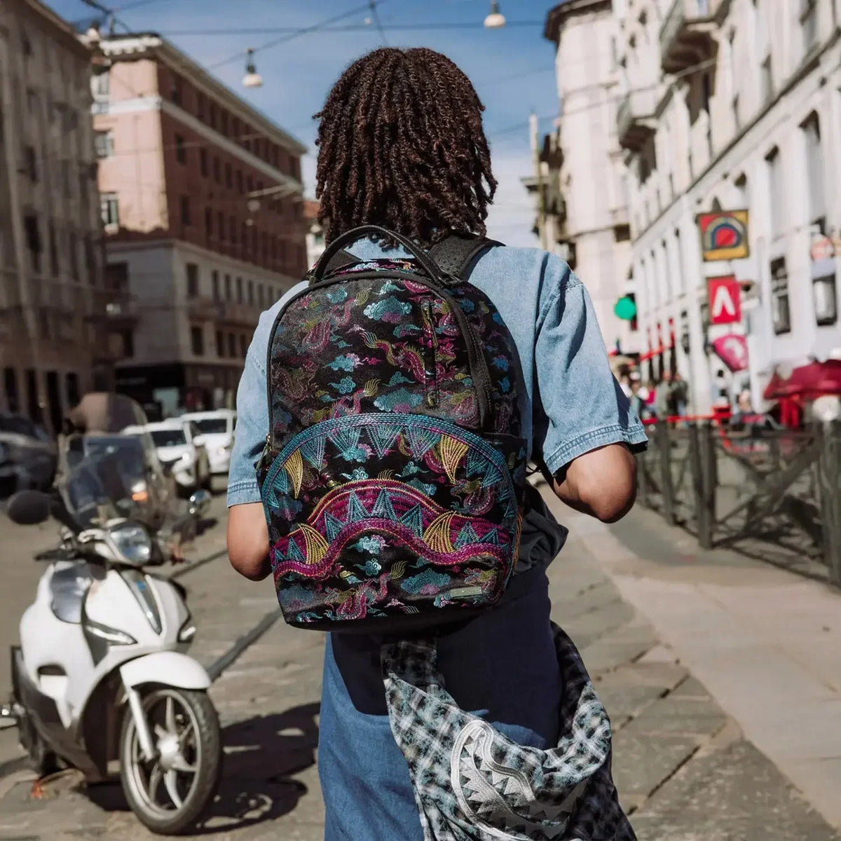 Sac à dos Dragon Brodé DLX