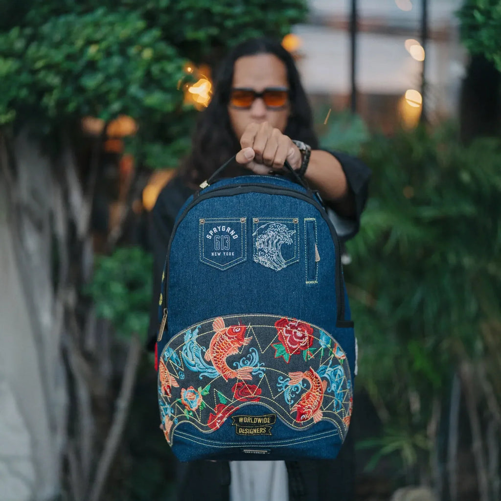 Sac à dos style Evisu
