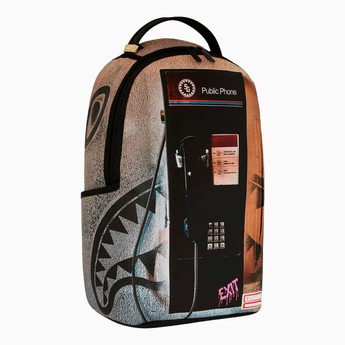 Sac à dos de téléphone public de sortie