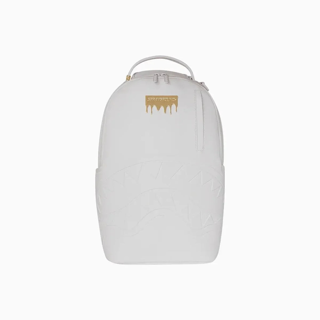 Sac à dos blanc de luxe Gold Brick