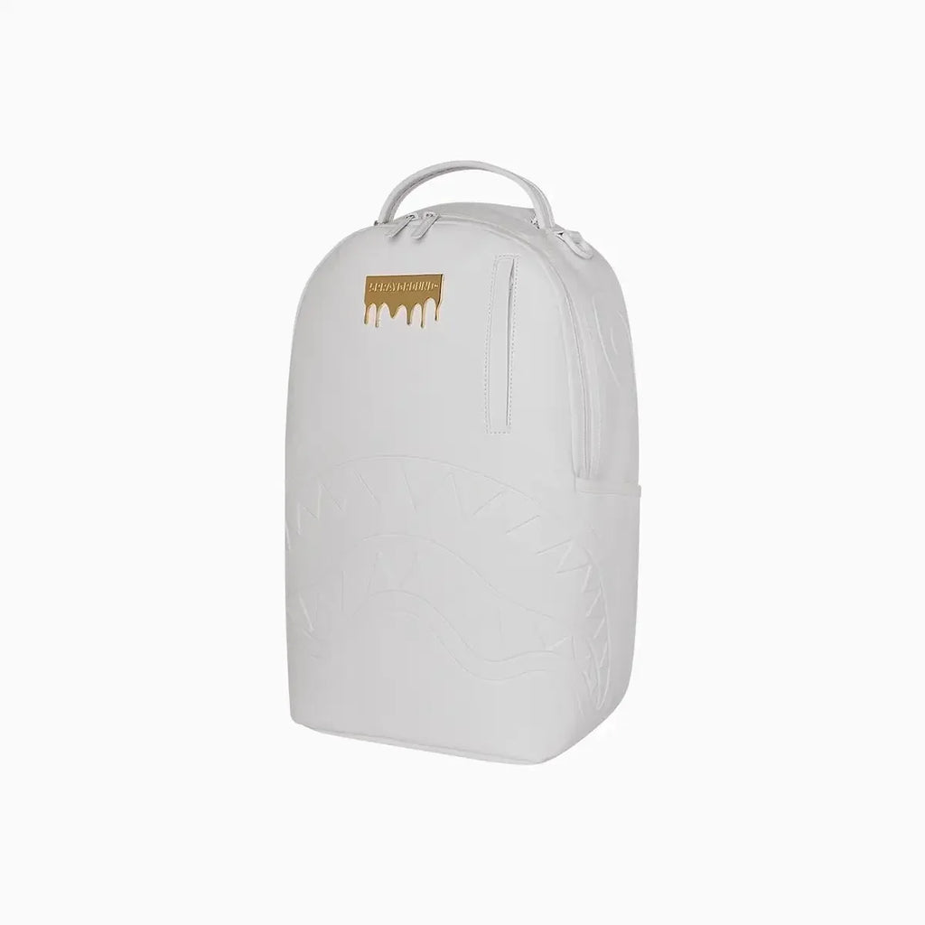 Sac à dos blanc de luxe Gold Brick
