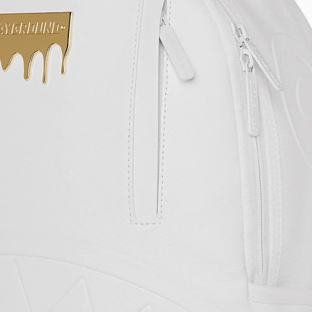 Sac à dos blanc de luxe Gold Brick
