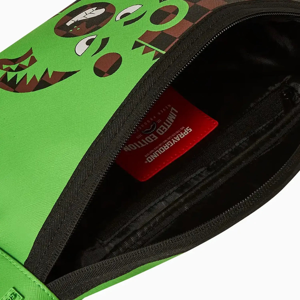 Sac bandoulière Savvy à l'effigie de l'ours vert