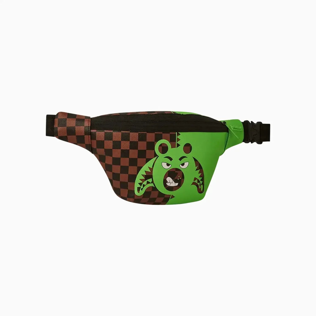 Sac bandoulière Savvy à l'effigie de l'ours vert