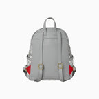 Sac à dos Savage motif requins tricotés à Paris, couleur crème