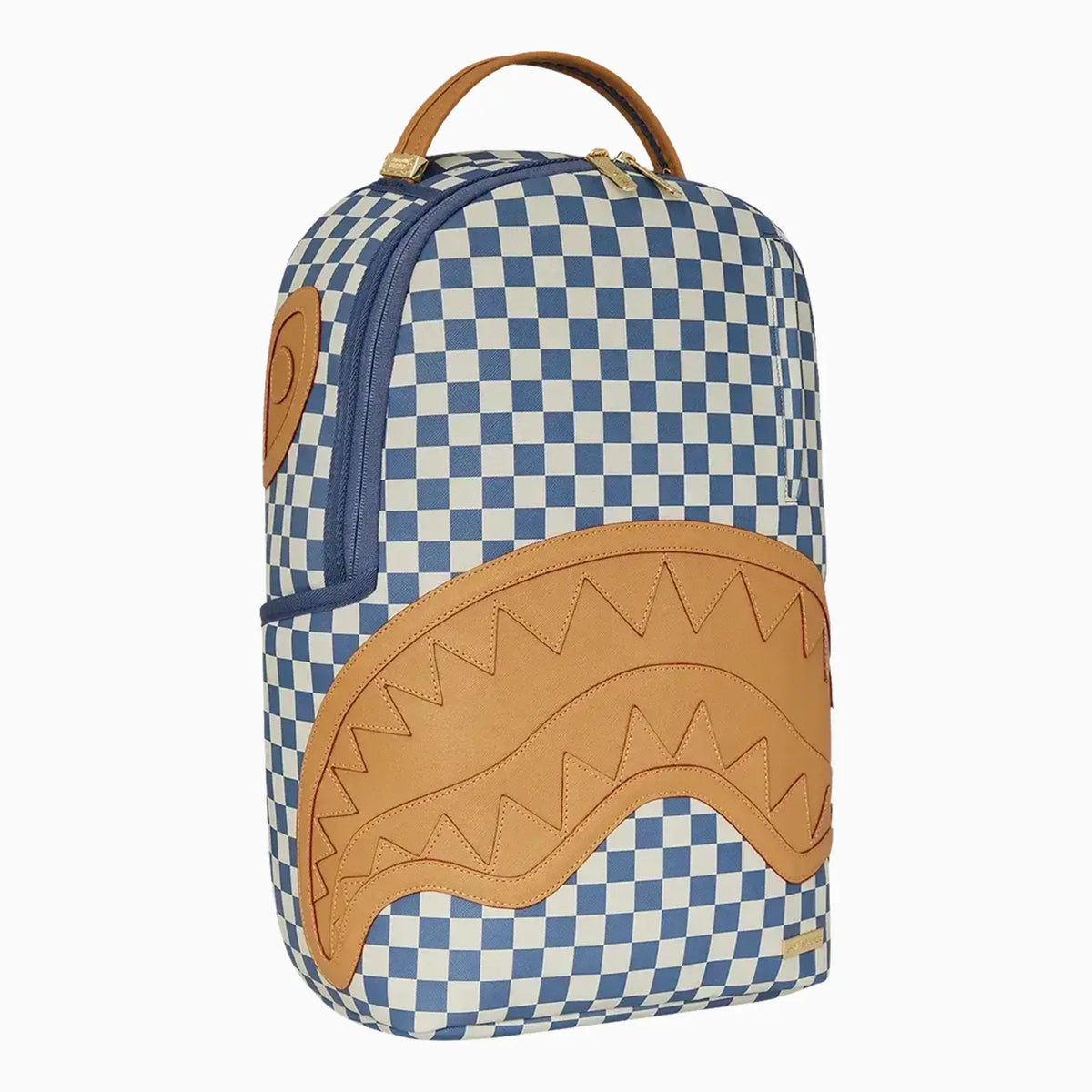 Sac à dos DLXSV à damiers et lettres