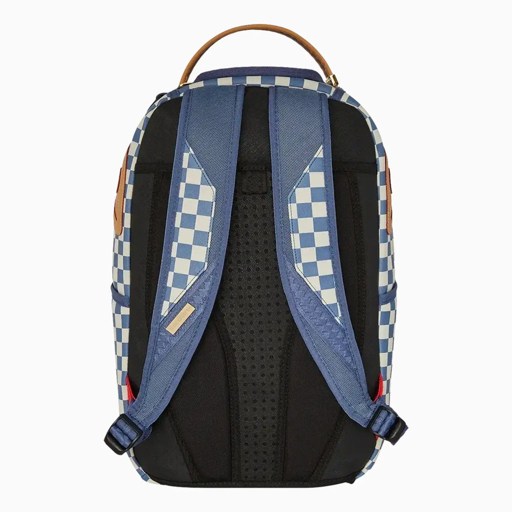 Sac à dos DLXSV à damiers et lettres