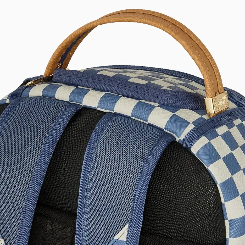 Sac à dos DLXSV à damiers et lettres