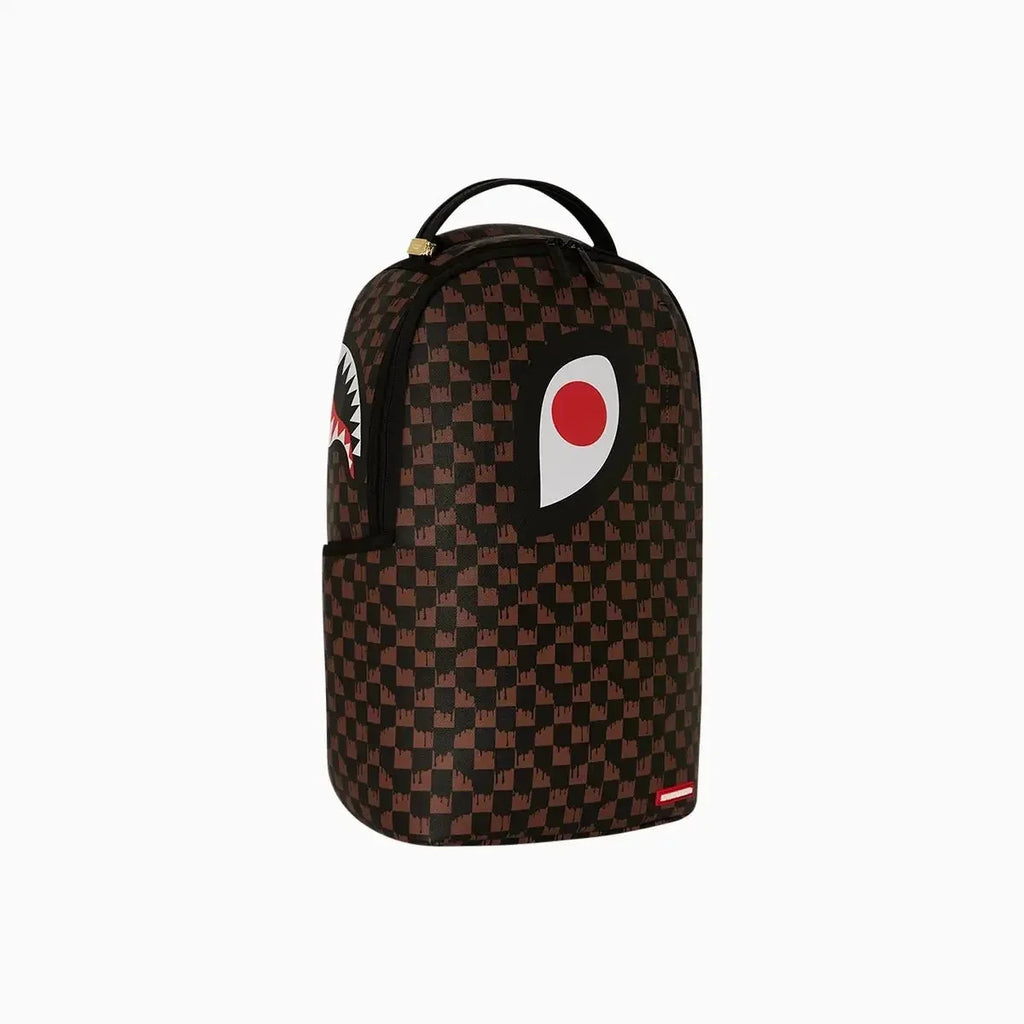Sac à dos One Eye à carreaux marron