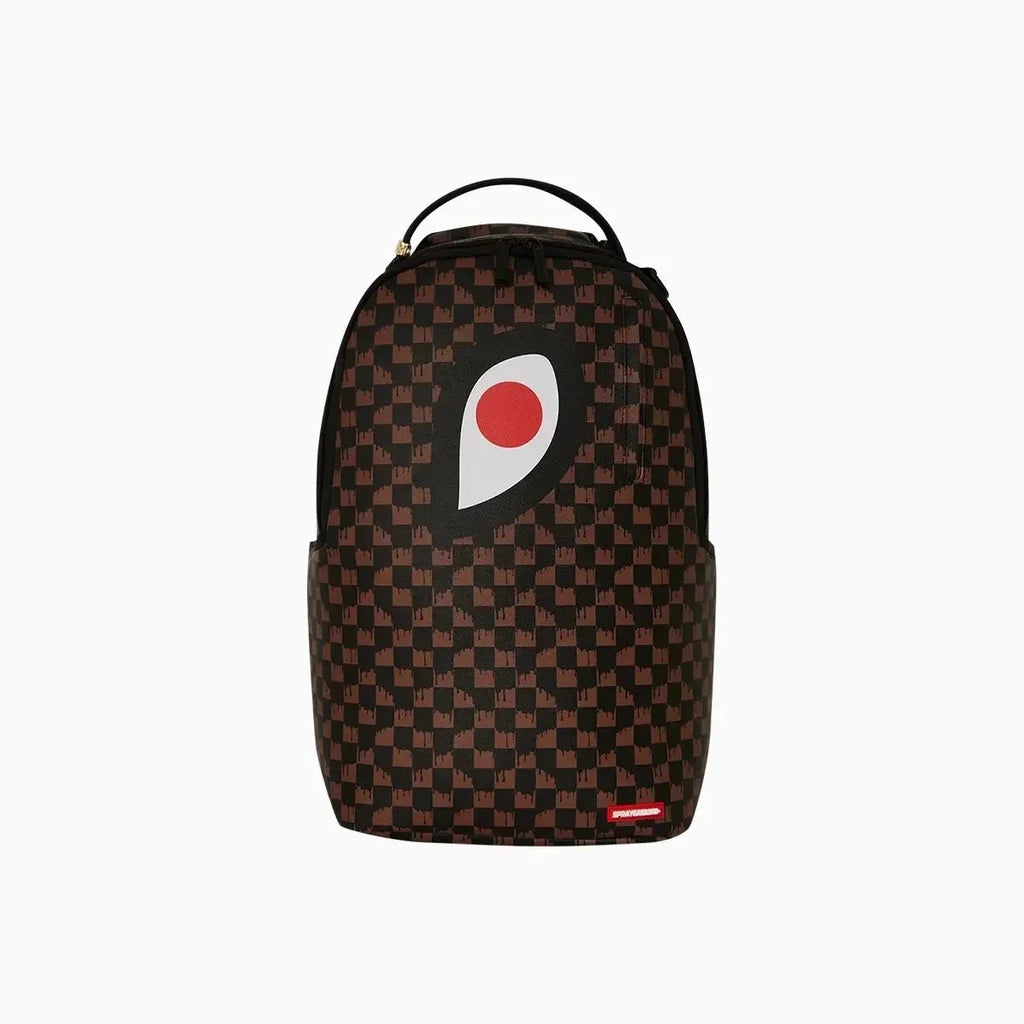 Sac à dos One Eye à carreaux marron
