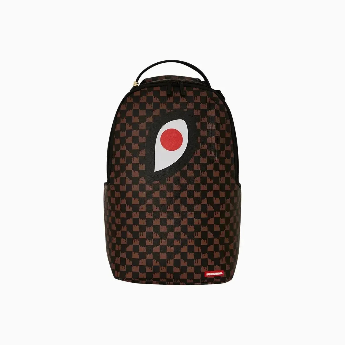 Sac à dos One Eye à carreaux marron