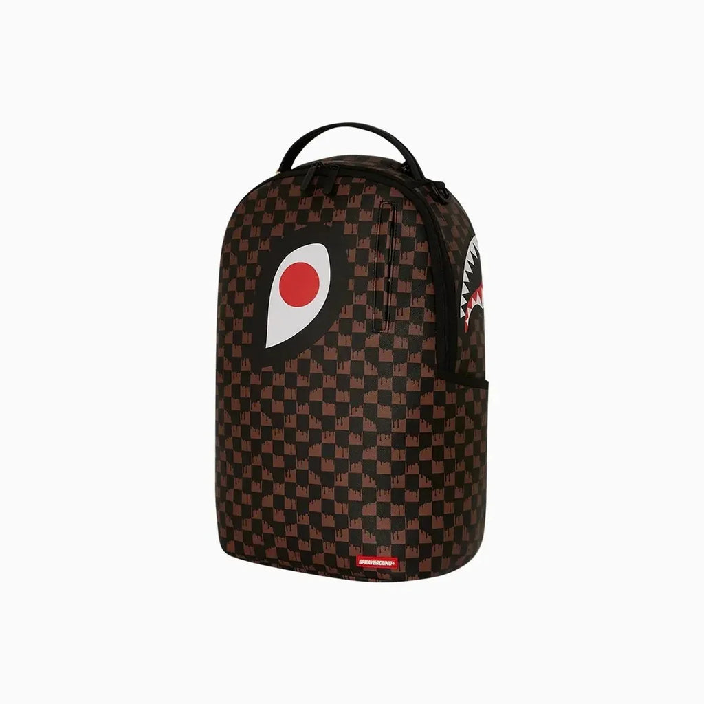 Sac à dos One Eye à carreaux marron