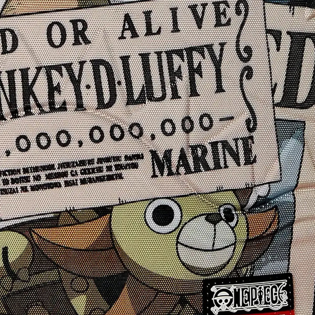 Mochila de carteles de "Se Busca" de tiburón de One Piece