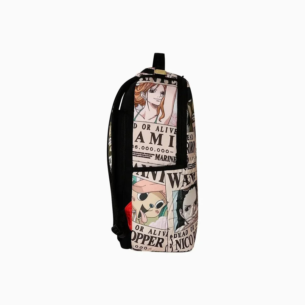 Mochila de carteles de "Se Busca" de tiburón de One Piece
