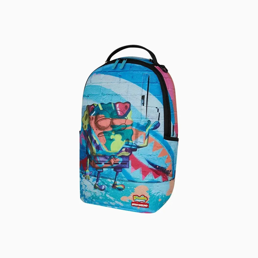 Mochila de Bob Esponja pintada