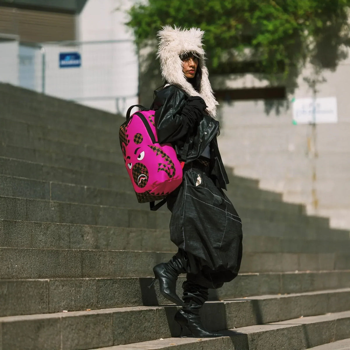 Sac à dos Rose Money Bear Dlxsv