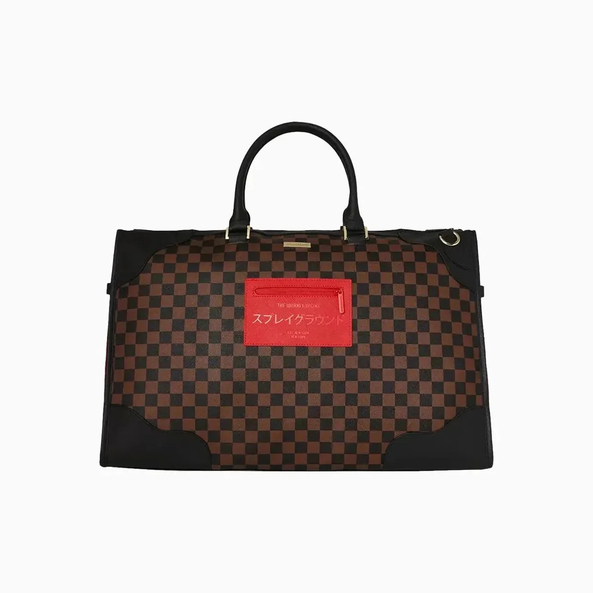 Red Redemption Pyramid Duffle