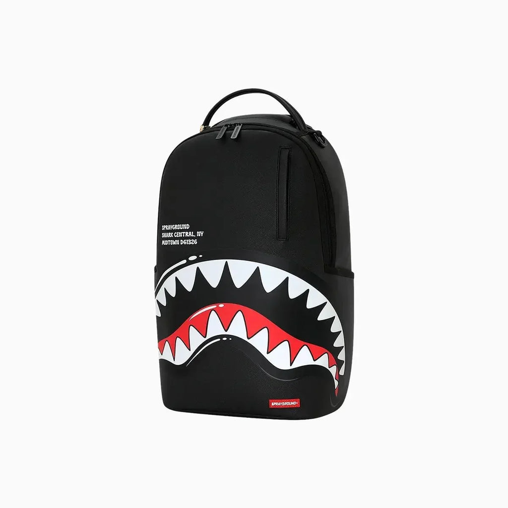 Sac à dos noir pétillant Shark Central