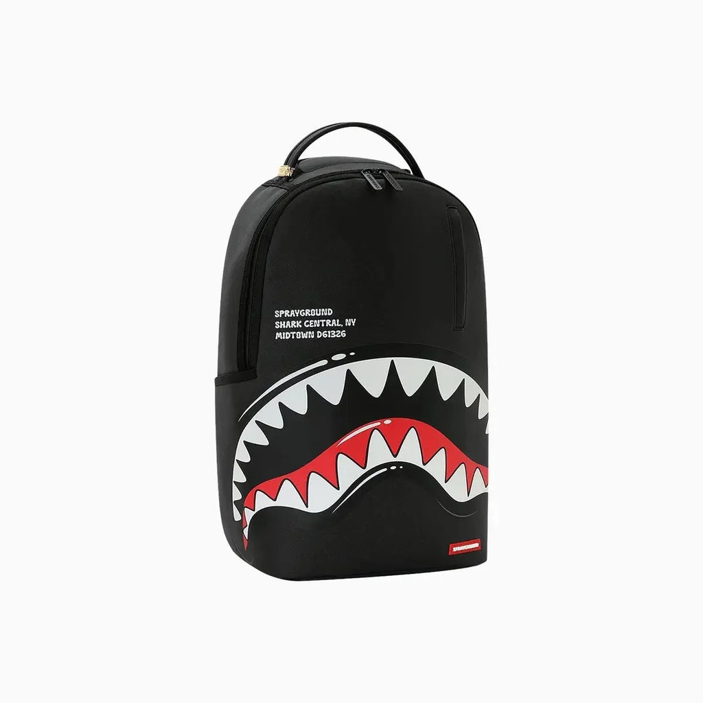 Sac à dos noir pétillant Shark Central