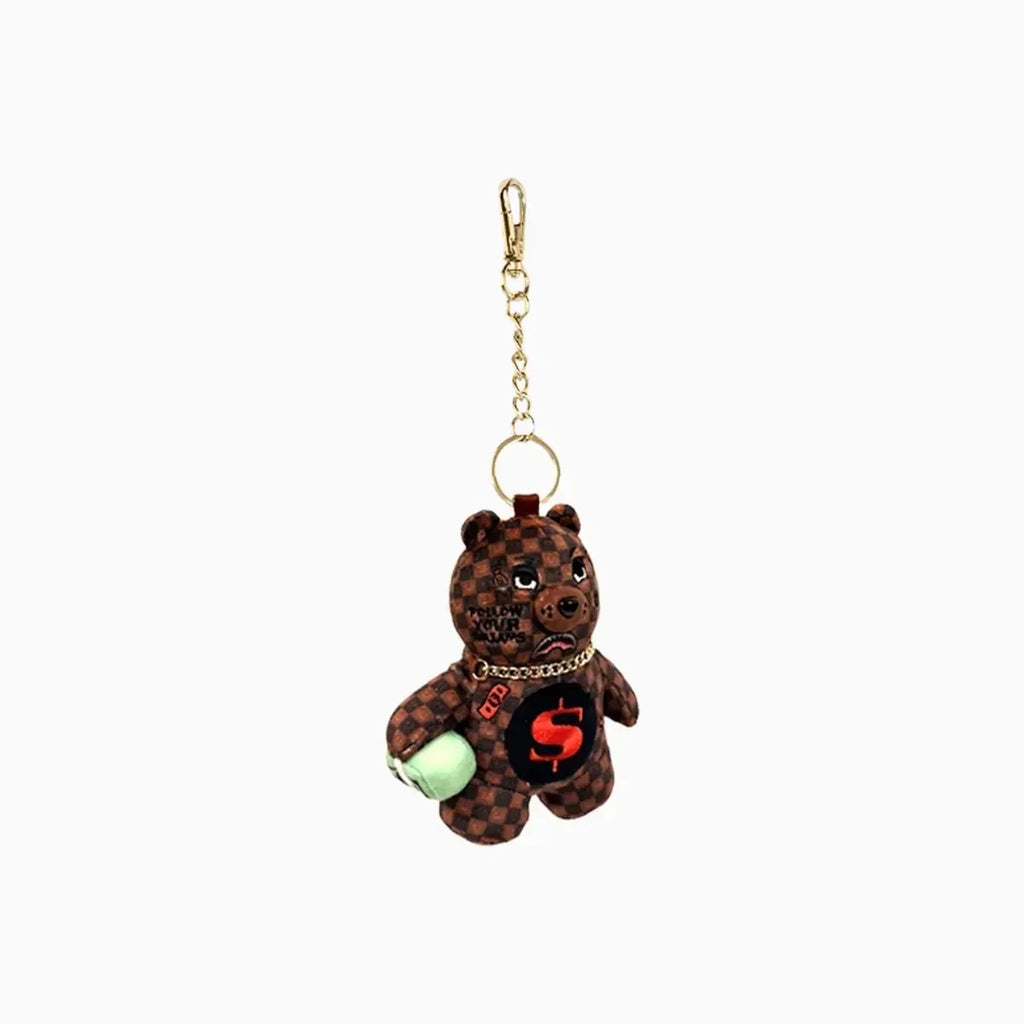 Llavero Oso Bubbly Brown Check de Sip WTF