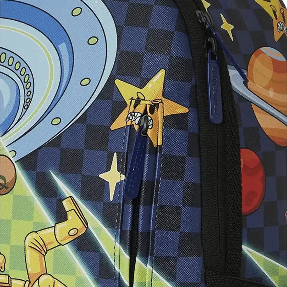 Sac à dos déformé par l'espace