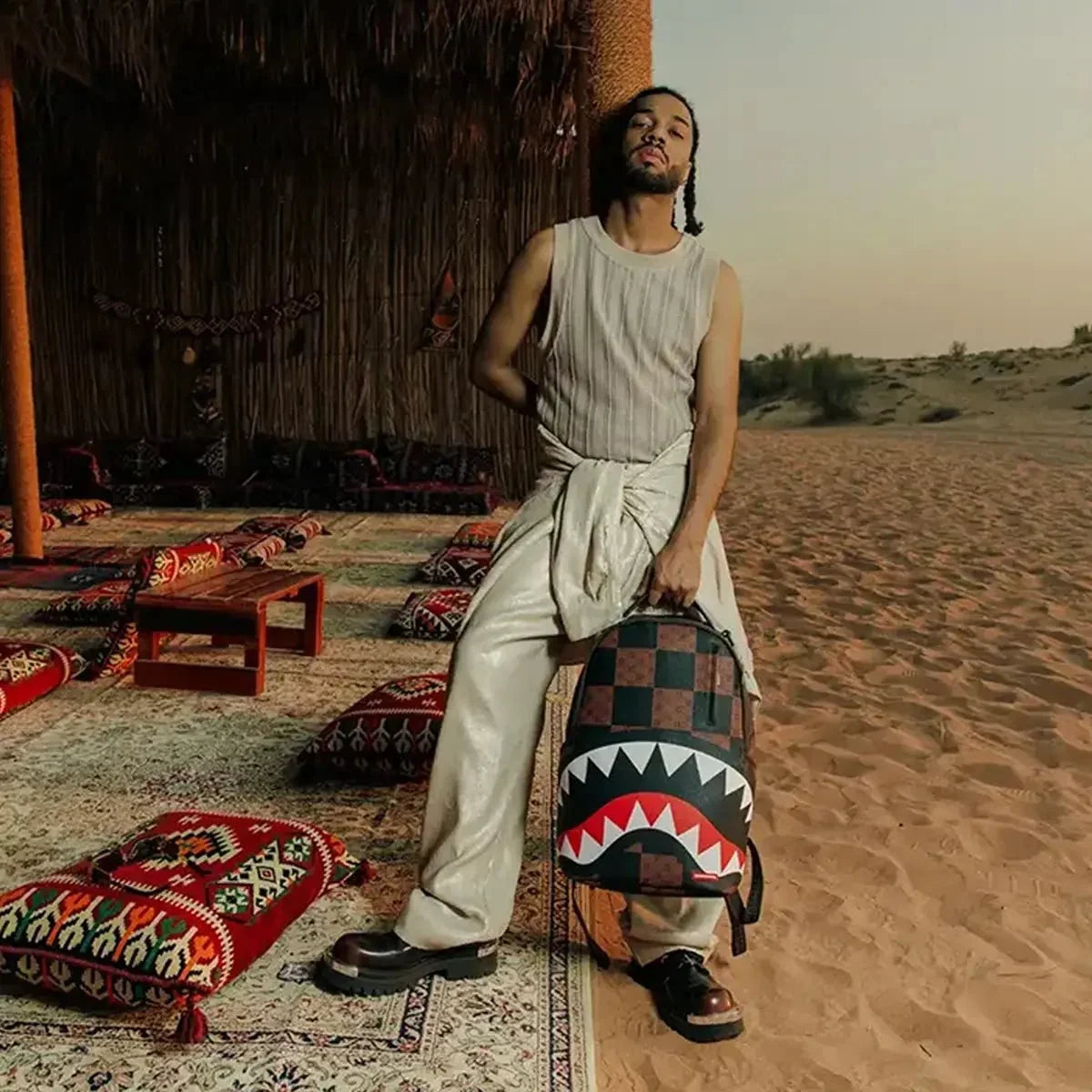That Big Check Shark Backpack