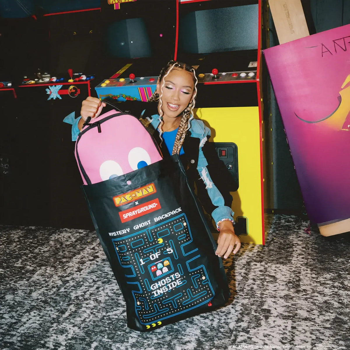 Sac à dos mystère Sprayground x PAC-MAN Ghost